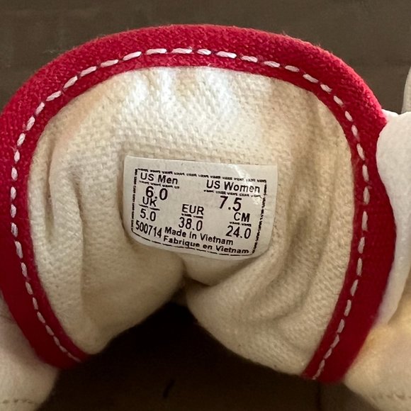 Vans Red Checkered Primary Old Skool Shoe - Picture 6 of 6